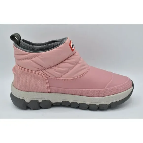 Hunter Original Womens Size 9 Quartz Pink Insulated Ankle Snow Boots Booties - Picture 6 of 13